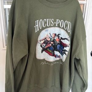 Hocus Pocus Graphic womens Sweater - Green